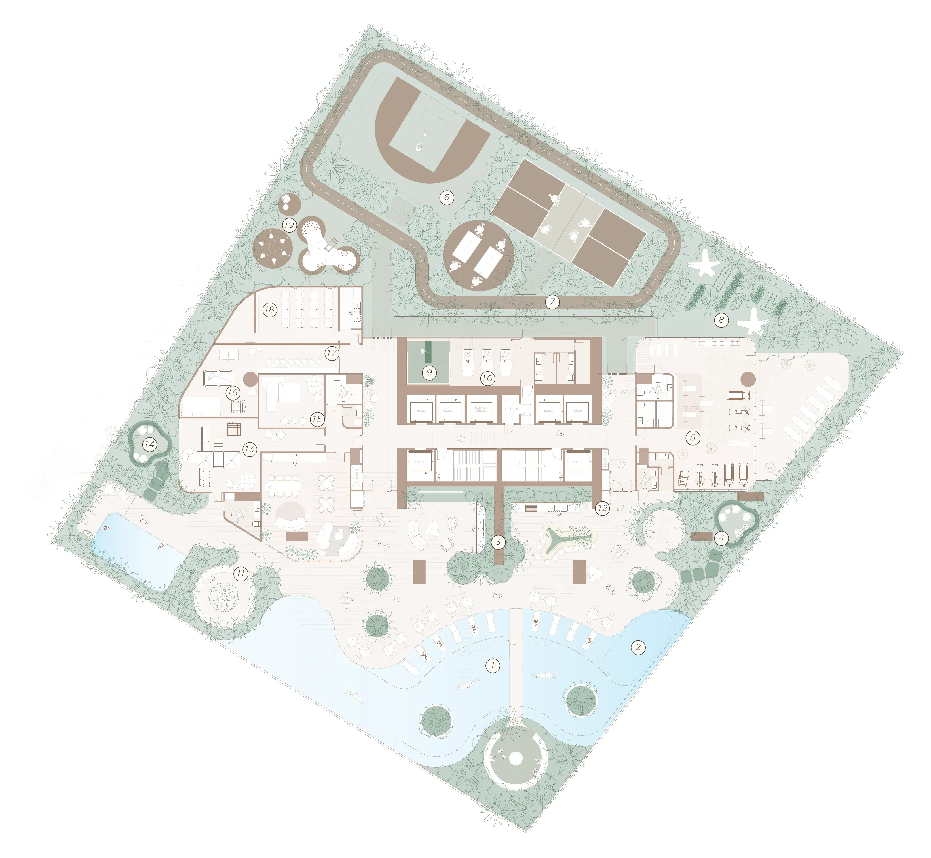 Residents Club floor plan
